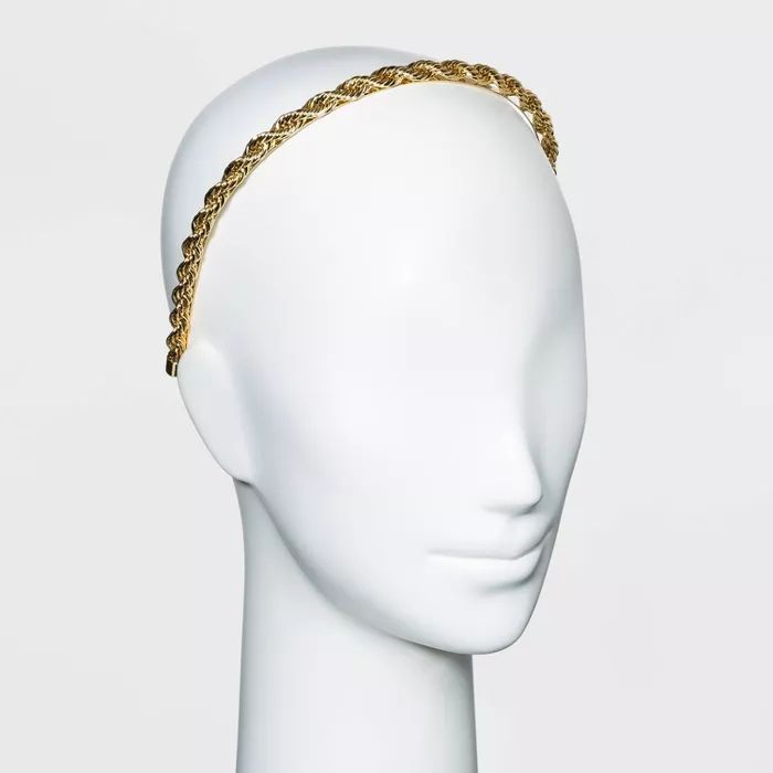 SUGARFIX by BaubleBar Gold Twist Headband - Gold | Target