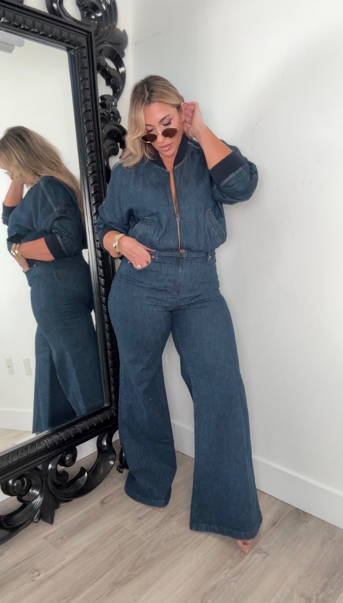 Midsize Outfit

Amazing Gap Jeans 31 Tall (12) . There are 35 inch inseam! These are high stretch. (still have 2 inches to spare with 3 inch heels on) 

Denim bomber size large runs big size down


#LTKStyleTip 
#LTKFindsUnder50 #LTKMidsize  #LTKMidsize #LTKTall #LTKMidsize #LTKTall

#LTKTall #LTKFindsUnder50 #LTKMidsize

#LTKMidsize #LTKTall #LTKootd