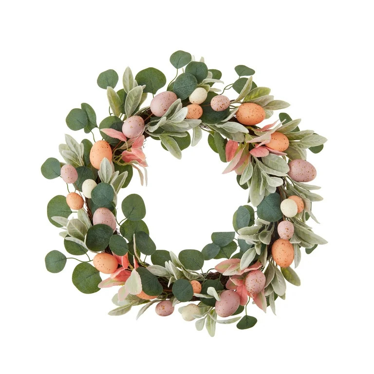 Easter Speckled Egg Wreath, 22 in, by Way To Celebrate | Walmart (US)