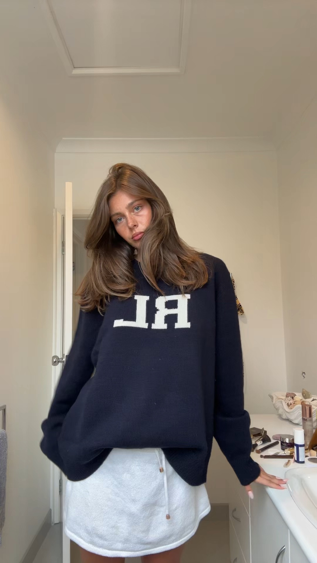 someone better run because there’s only one jumper left and is 70% off!! 

Jumper - Ralph Lauren via David Jones %70 off!!!! (I’m wearing XXL) 🤍🌊

Skirt - old season One Mile, linked some similar styles xx 

#LTKsummer #LTKaustralia #LTKmodest