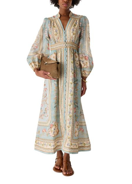 Tief ausgeschnittenes Midikleid Roselight - ZIMMERMANN | 24S (APAC/EU)