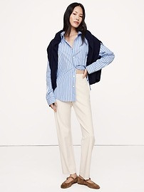 High-Rise Modern Slim Refined Ankle Pant | Banana Republic (US)