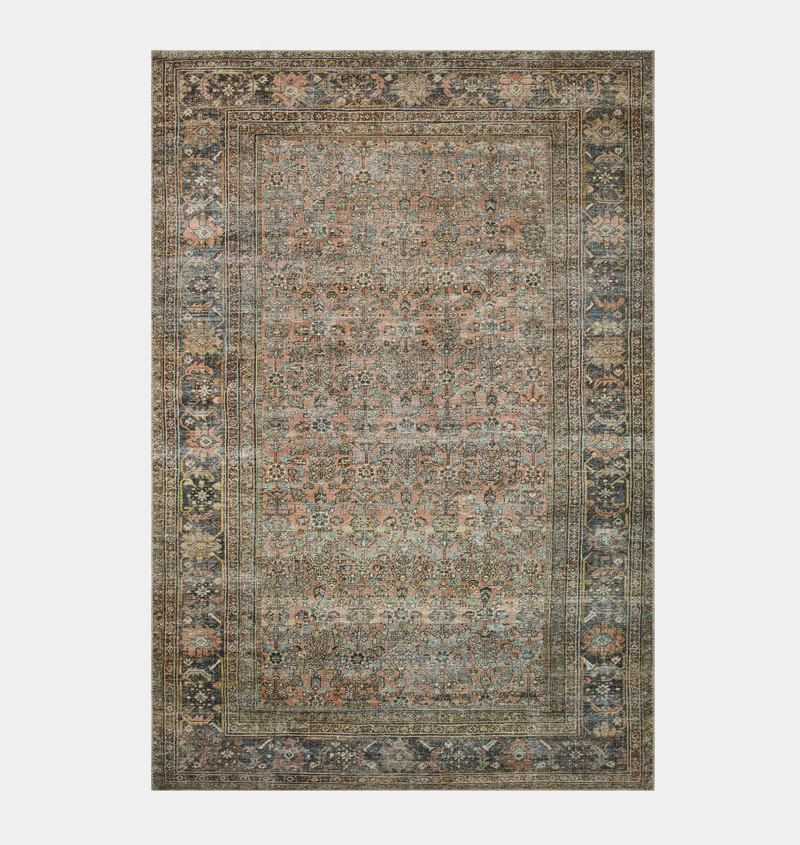 Cicero Terracotta / Multi Rug | Amber Interiors