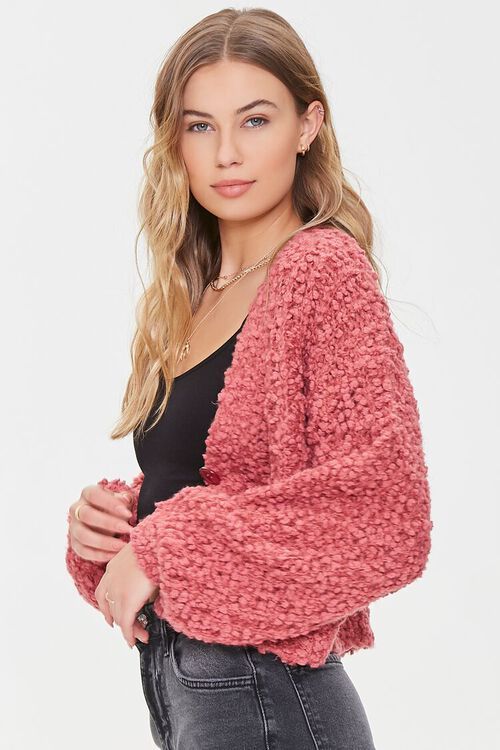Popcorn Knit Cardigan Sweater | Forever 21 (US)