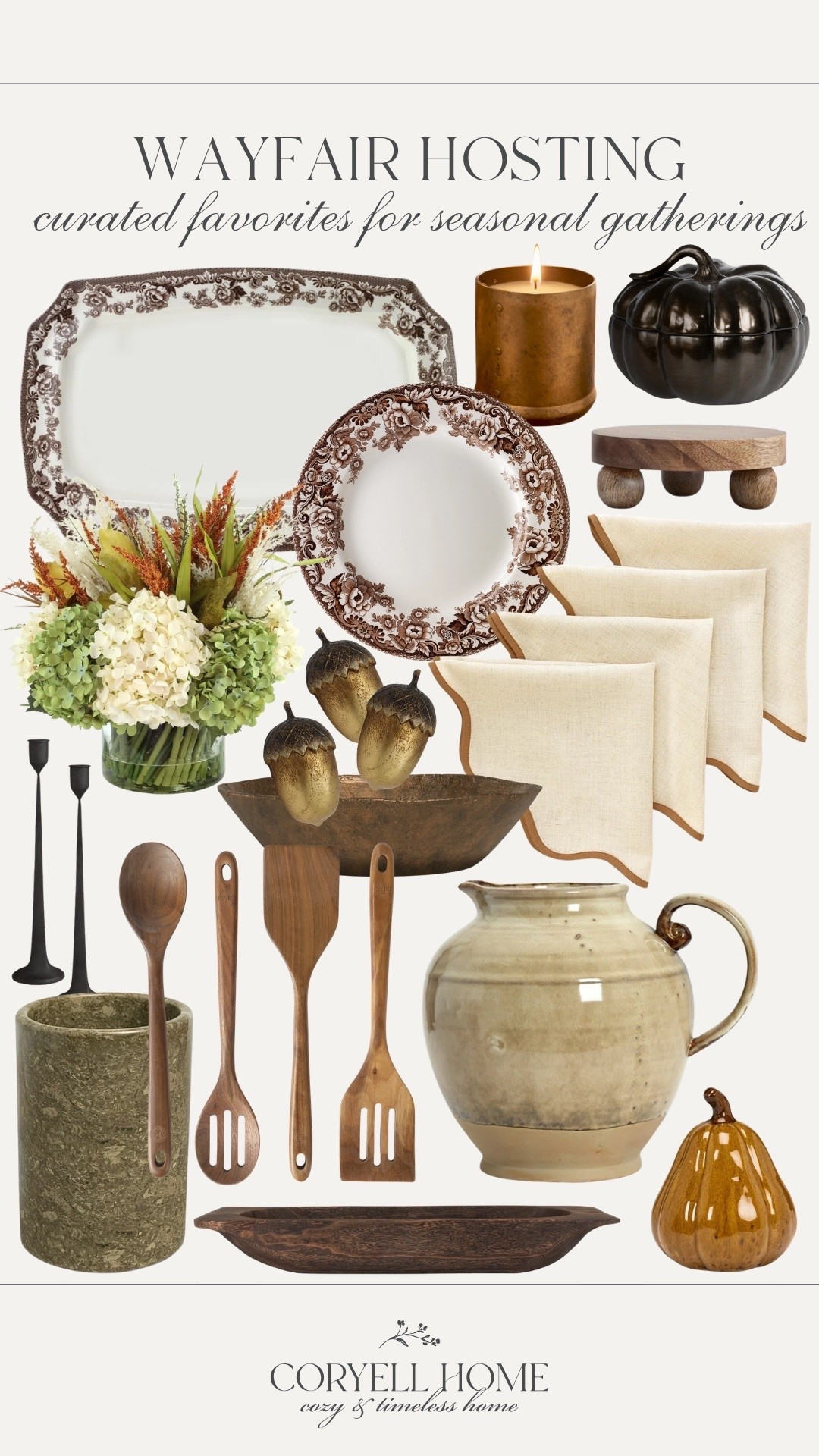 Wayfair hosting for fall! 🍂 Absolutely loving these kitchen finds (would also make a great hostess gift!) that are perfect for hosting this autumn season. Love these fall finds! 🤎 @Wayfair

#LTKHome #LTKSeasonal