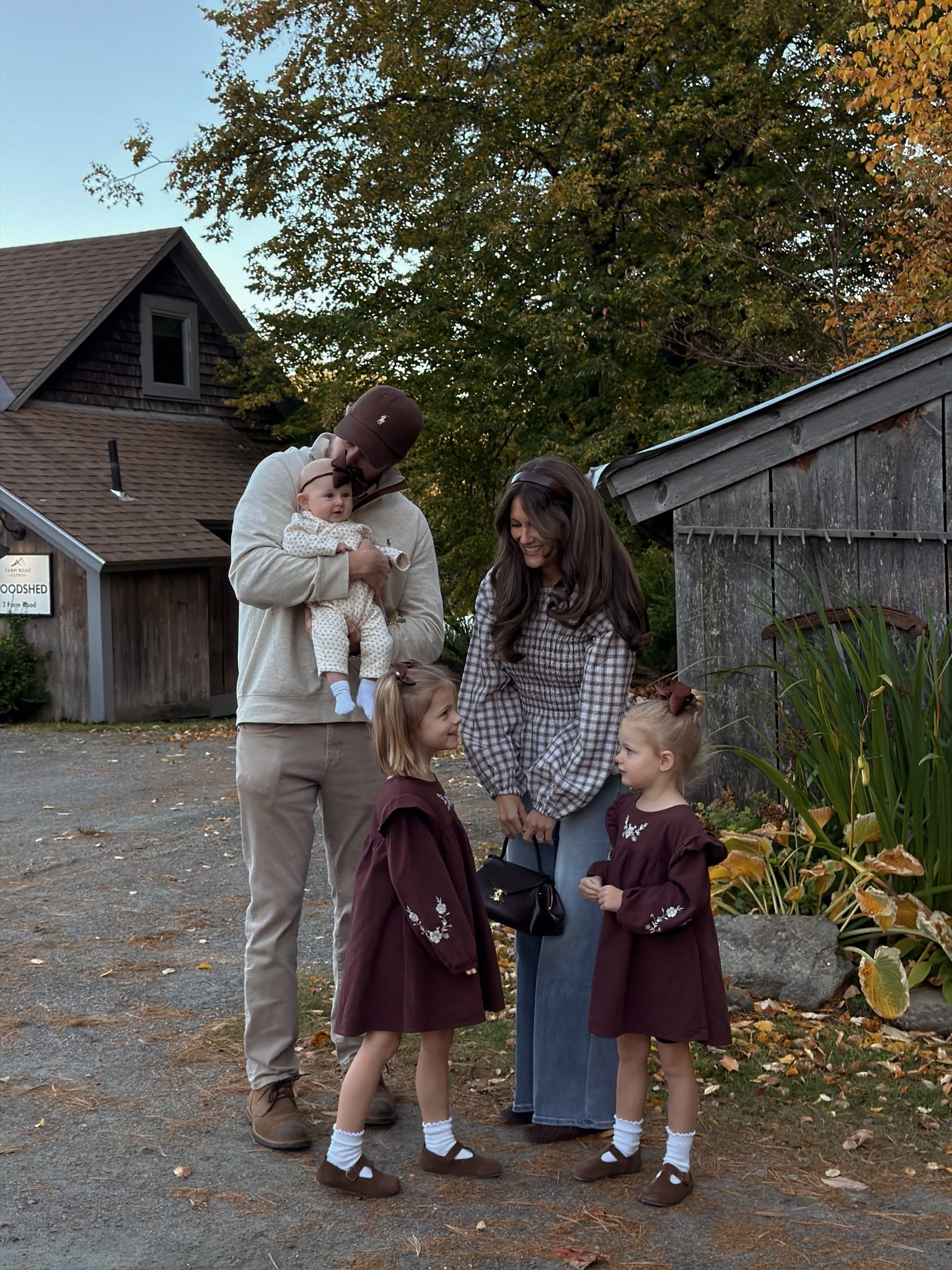 What we wore to dinner in Vermont! 🤎🍂