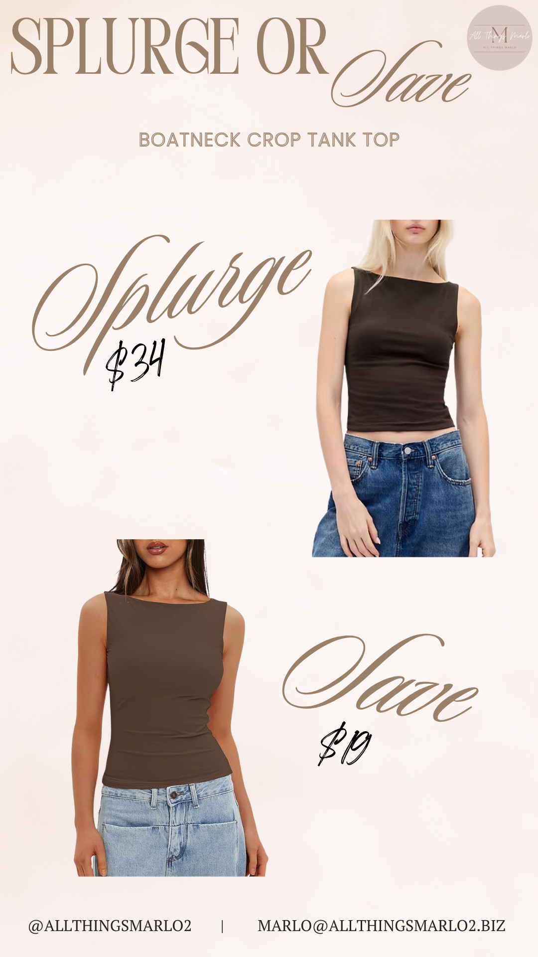 Boatneck Crop Tank Top 

 #LTKSeasonal #LTKWorkwear #LTKTravel