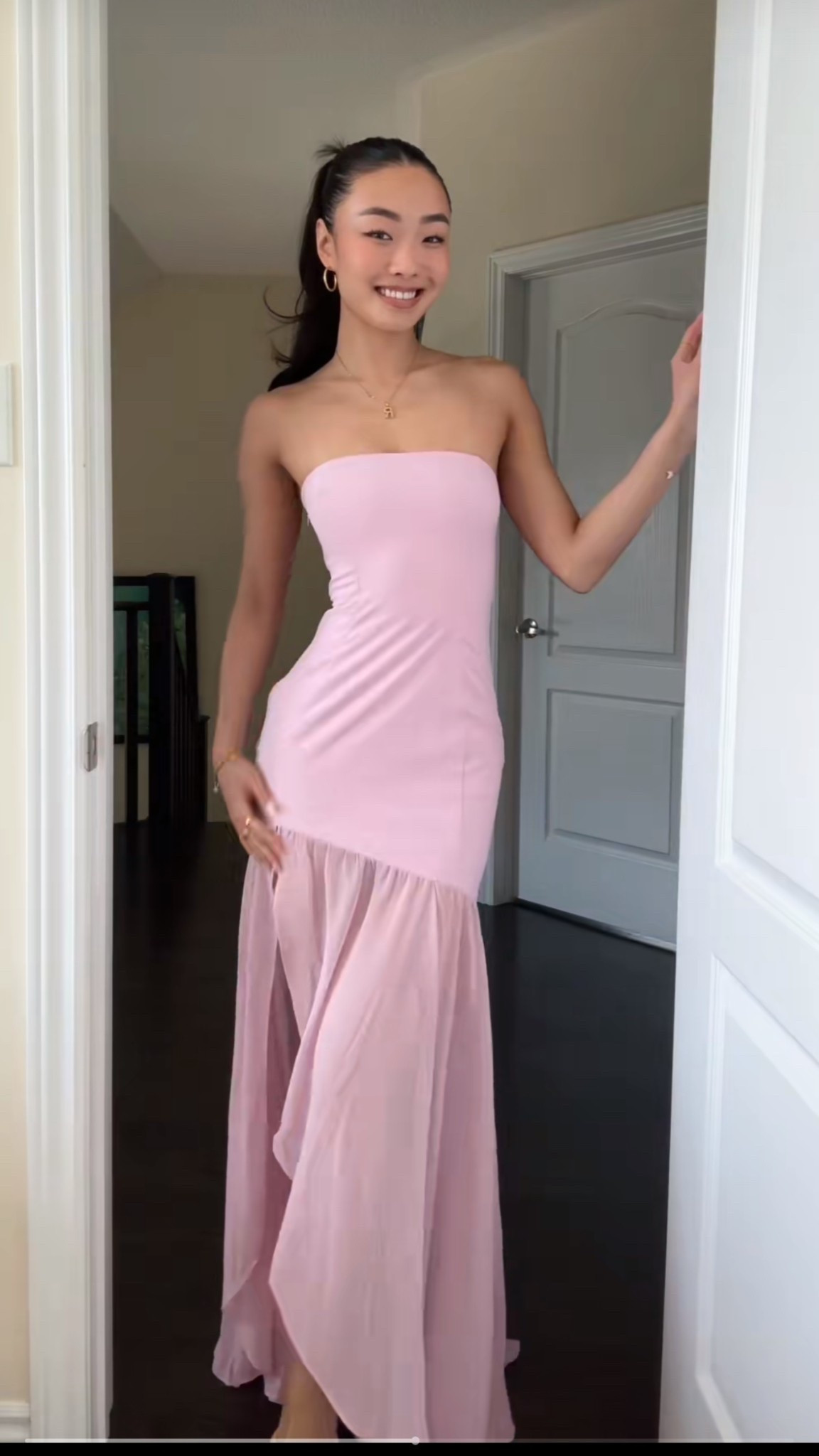 pink formal dresss