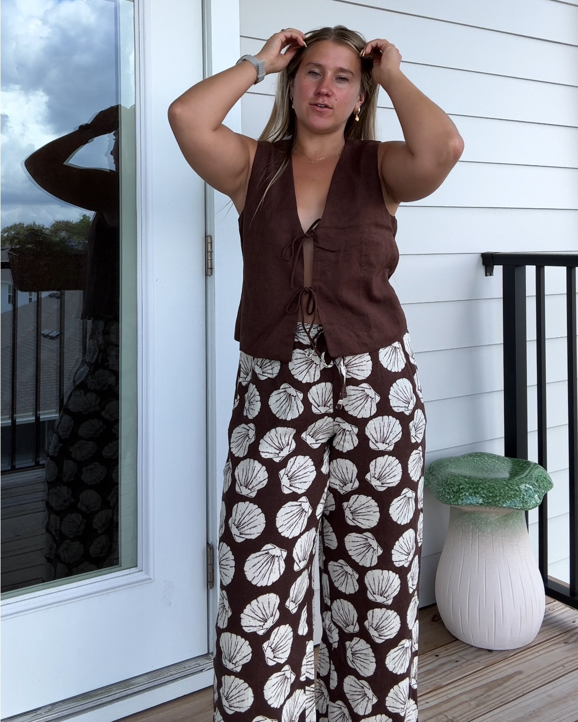 Size medium in both! 

#LTKMidsize #LTKSummerEdit #LTKSeasonal