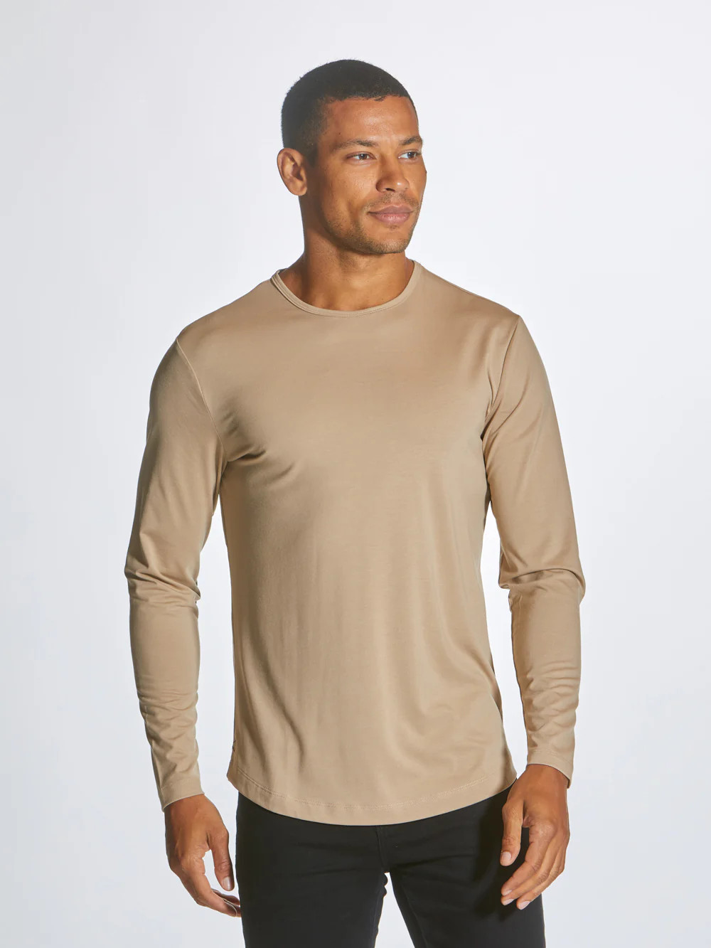 AO Long Sleeve Curve-Hem Tee | Swell Signature-fit PYCA Pro® | Cuts Clothing