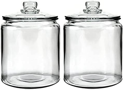 Anchor Hocking Heritage Hill Glass 0.5 Gallon Storage Jar, Set of 2 | Amazon (US)