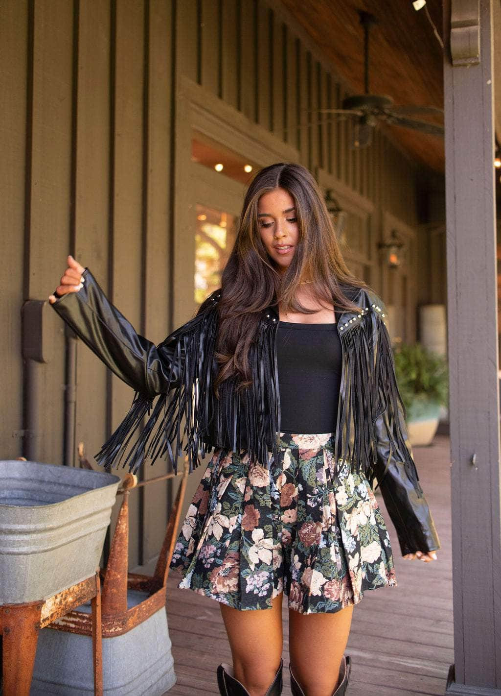 Rodeo Rebel Fringe Jacket | Lane 201 Boutique