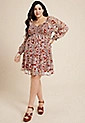 Plus Size Arbor Floral Smocked Dress | Maurices