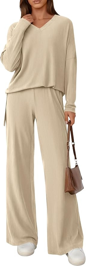 PRETTYGARDEN 2 Piece Lounge Sets for Women 2026 Fall Clothes Pajama Sweatsets Matching Airport Tr... | Amazon (US)