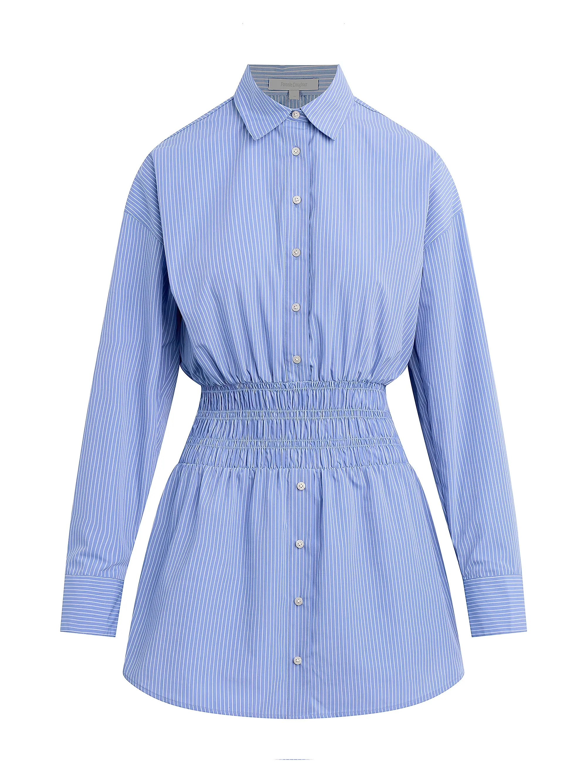 The Waist Not Smocked Mini-Shirtdress | Saks Fifth Avenue