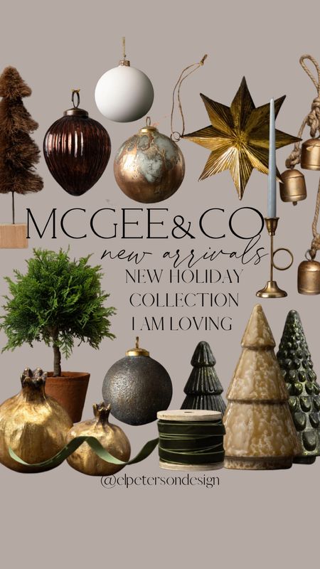 McGee and Co holiday 
Ornaments 

#LTKfindsunder100 #LTKhome #LTKfindsunder50