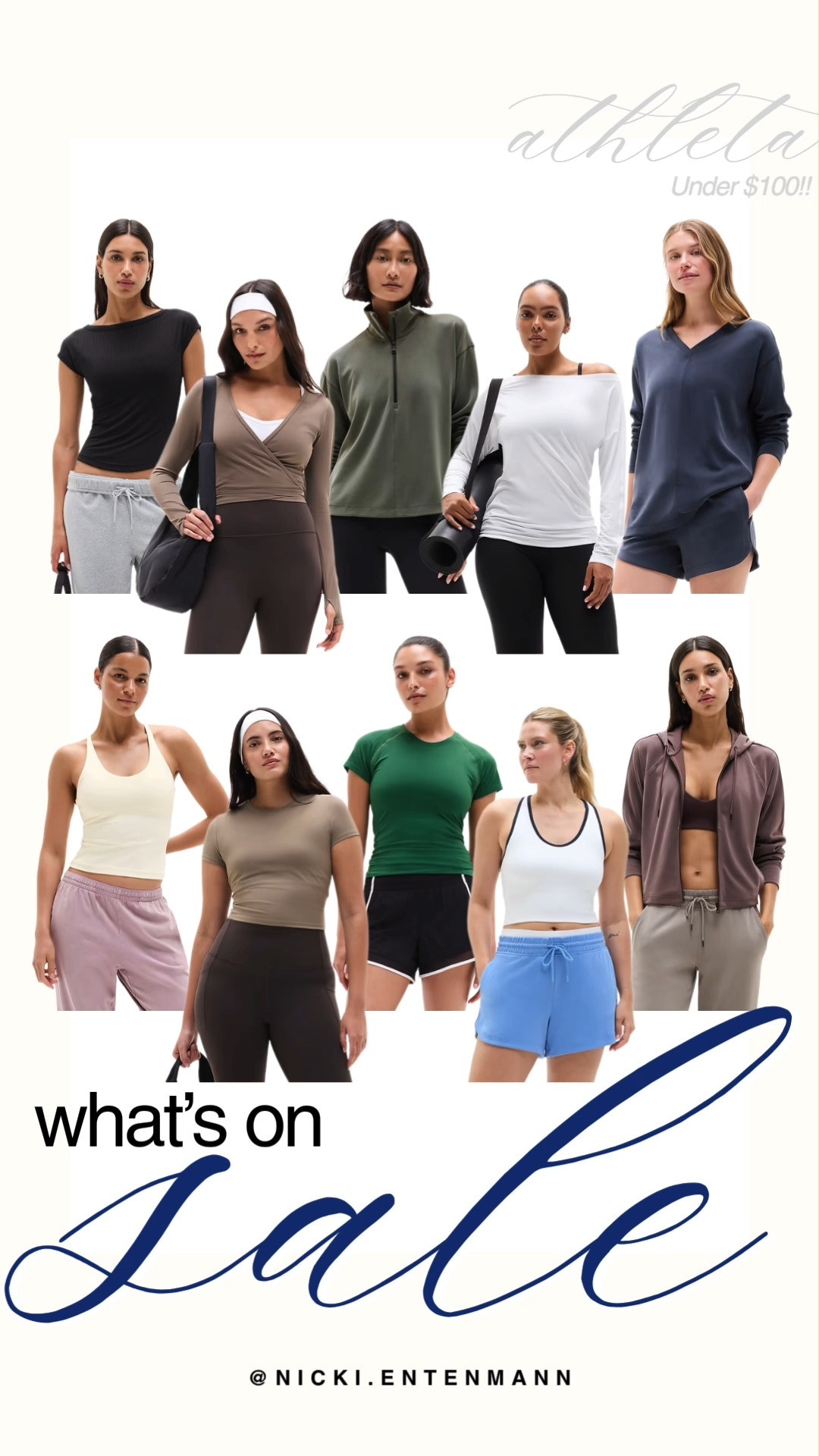 Shop high-quality activewear and athleisure with these Athleta sale finds under $100. This edit highlights long-sleeve wrap tops, quarter-zip pullovers, off-the-shoulder tees, sports bras, and relaxed shorts. Rich forest green, taupe, slate navy, light blue, and neutral tones bring an elevated preppy-casual feel to your fall workout wardrobe.

#athleta #athletastyle #whatsonsale #activewear #athleisure #fallfitness #budgetfinds 

 #LTKfitnessgoals #LTKActive #LTKSaleAlert