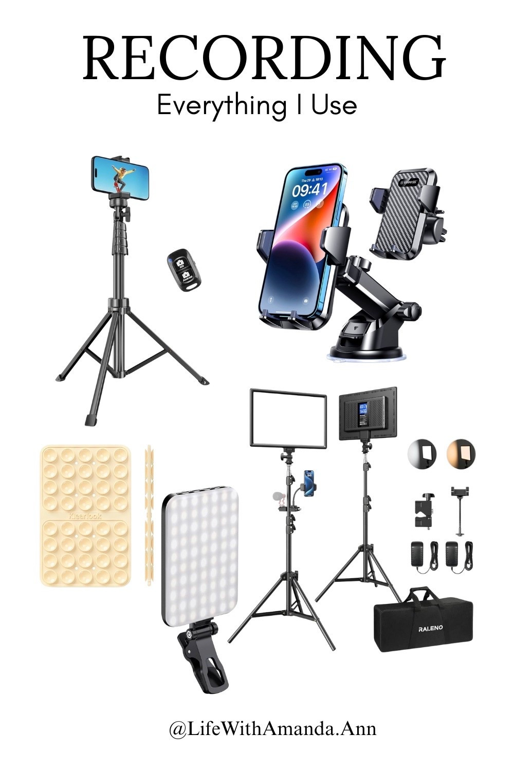 Everything I use for a content creating recording from my phone. #ringlight #phone #tripod #amazon 

#LTKstorytime #LTKdayinmylife #LTKHome