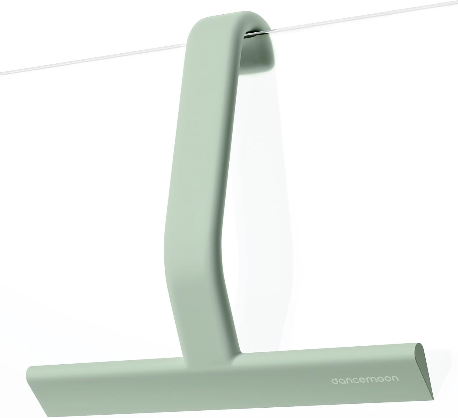 JustHang Shower Squeegee with Built-in Hook, 10'' Matte Green | Amazon (US)