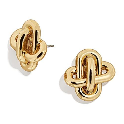 Obidos 14K Gold Plated Love Knot Stud Earrings | Gold Earrings for Women (Gold) | Amazon (US)
