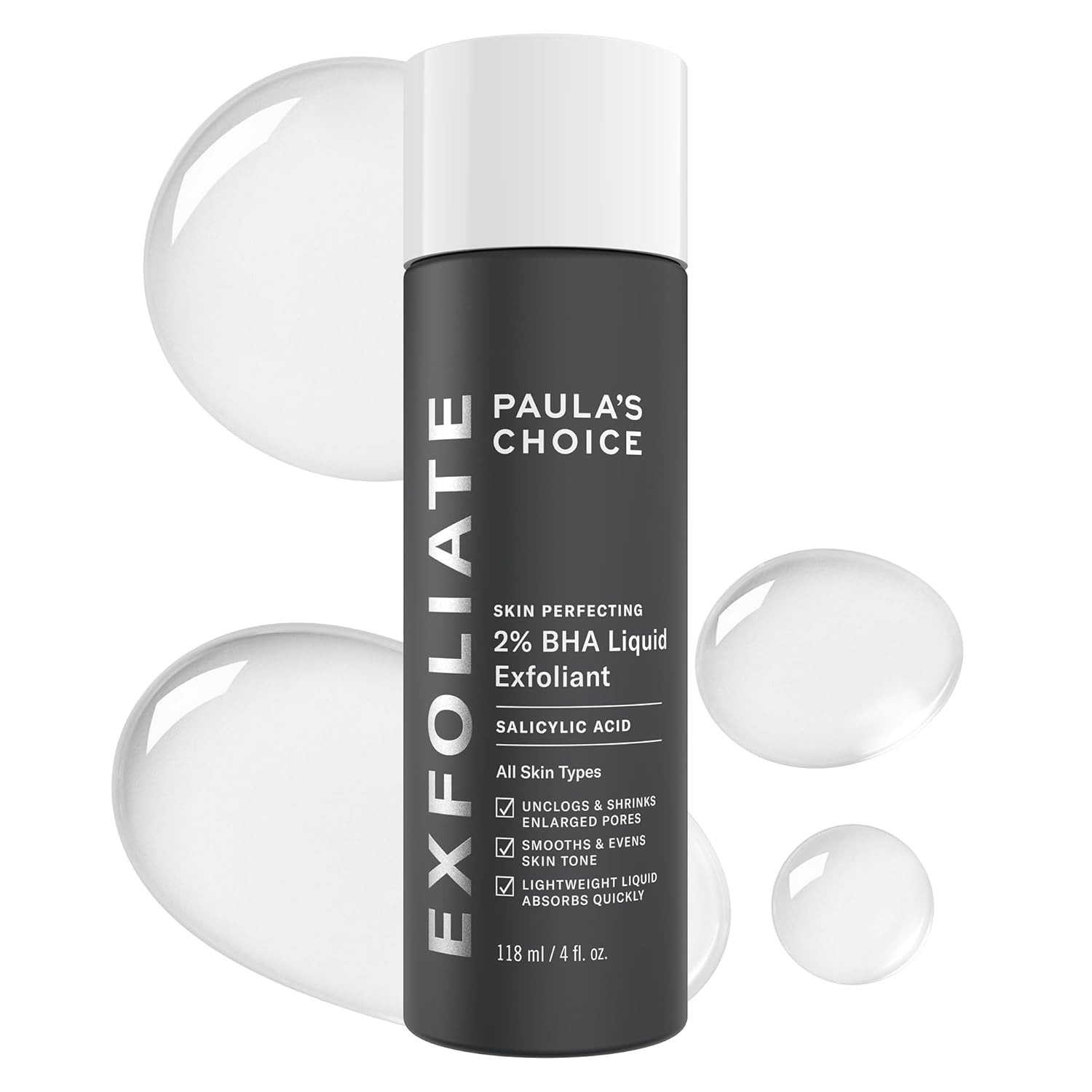 Paula's Choice SKIN PERFECTING 2% BHA Liquid Exfoliant with Salicylic Acid, Facial Polish for Enl... | Amazon (US)