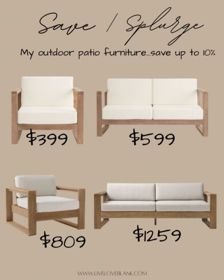 Save splurge 
Outdoor furniture 
West elm outdoor furniture sale
#ltkfind

#LTKstyletip #LTKhome #LTKSeasonal