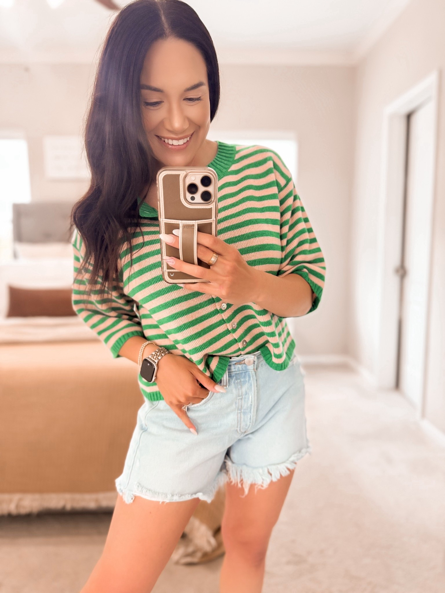 A cute Spring top! 🩷💚 // VICI // Knit Top 

#LTKootd #LTKSaleAlert #LTKSpringSale