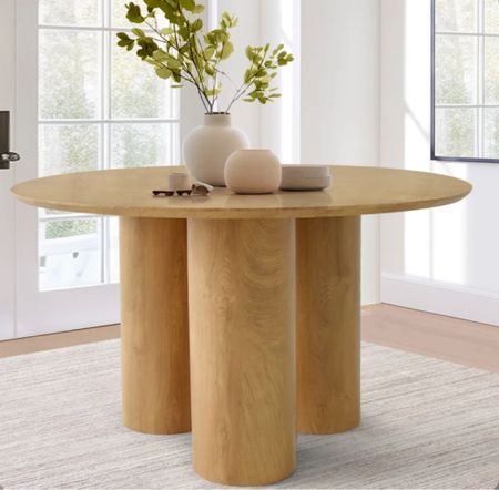 Love this affordable round dining table. It is a look for less

Studio McGee / McGee and co / modern dining table / white oak dining table /

#LTKhome #LTKsalealert #LTKstyletip