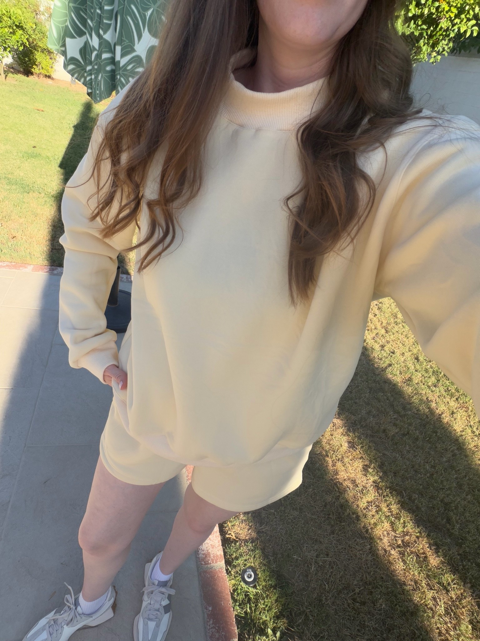 Amazon fleece two piece set! Aritzia look-for-less 💛 size S