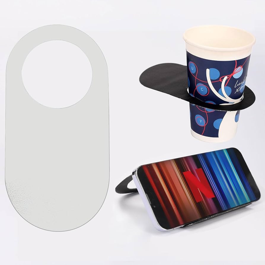 Universal Airplane Window Drink Gadget Holder, Plane Travel Essentials Accessories, Flex Cell Pho... | Amazon (US)