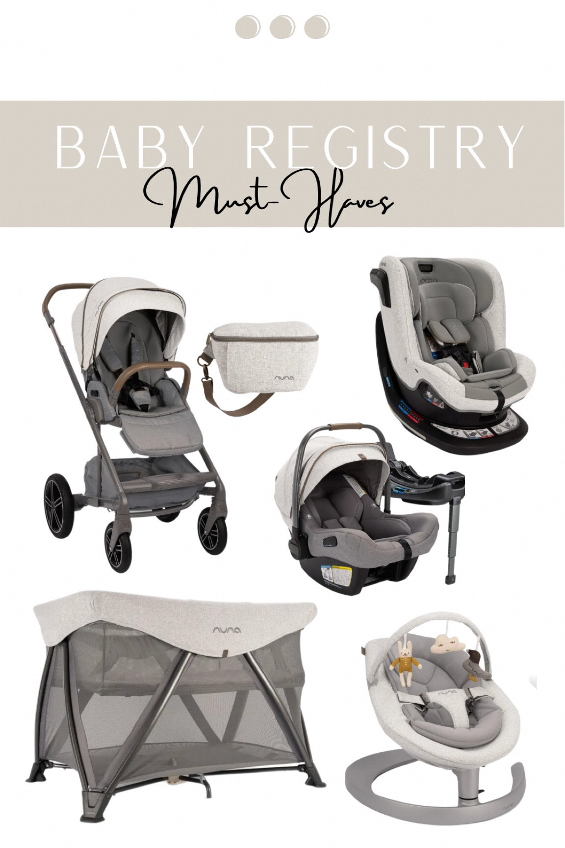 Nuna—baby gear must-haves! We have the whole collection, except for the playard. I highly recommend! 

#nuna #nunagear #nunababygear #nunastrollers #nunaswing #nunaplayyard #nunaslingbag #nunacarseat #nunatravelcrib #nunamusthaves #babygear #babygearmusthaves #baby #newborn #newbornessentials #babygear #babyshower #babyregistry #babyregistrymusthaves #babyshowergiftideas #giftideasfornewmom #giftideasformomtobe #babybouncer #kidsgear #babyboy #babygirl #newbornmusthaves #babyproducts #aestheticmom #ltkfind #ltkkids  #ltkfamily #LTKGiftGuide #nsale #nordstromanniversarysale #nordstromfinds 

#LTKbump #LTKxNSale #LTKbaby