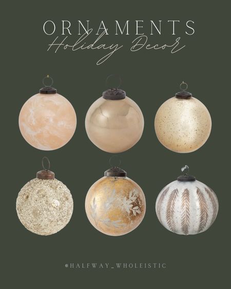 Shop my neutral Christmas ornaments, tree, and tree collar! 

#LTKHoliday #LTKSeasonal #LTKhome