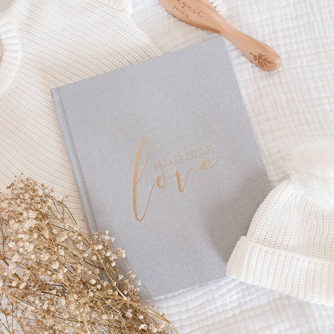 Grey Marle Baby Memory Book Baby Journal Newborn Baby First Five Years Baby Book Record Book Baby... | Etsy (US)