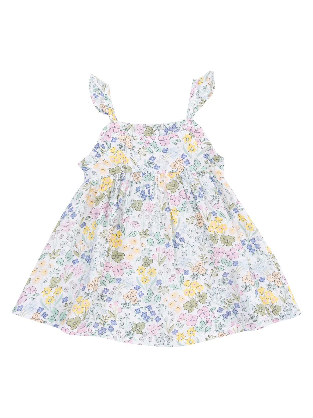 Paperbag Ruffle Dress, Samantha Floral | SpearmintLOVE