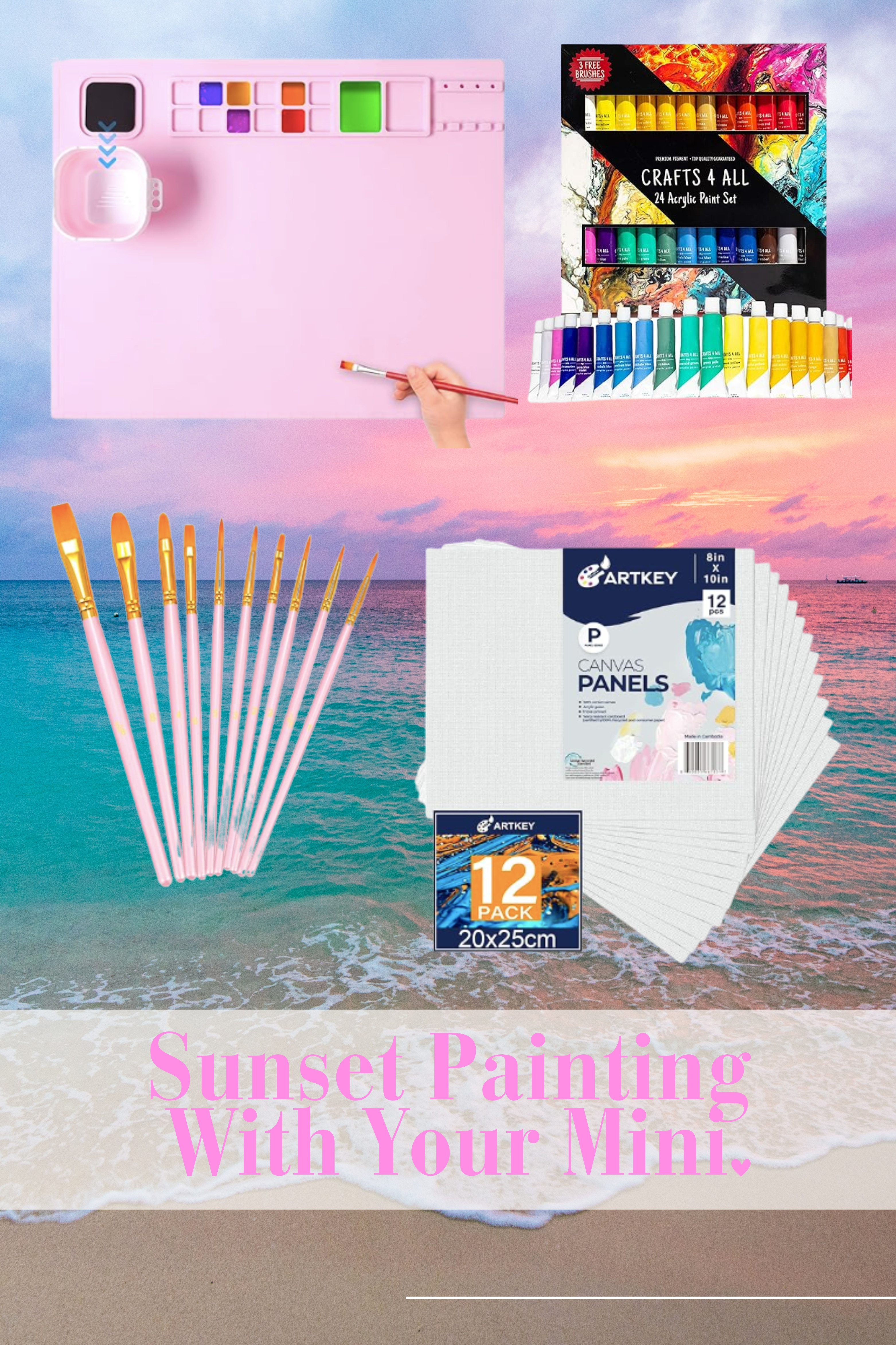 Here’s your sign to pack up some paints and head to the beach for sunset! Such a simple but magical way to spend time together. 

#LTKkids #CreativeSummer #MomDaughterMoments #AmazonFinds #LTKsummer #GirlMomApproved 

 #LTKSummerEdit #LTKKids #LTKFamily
