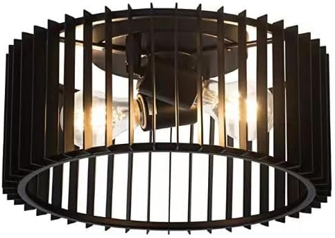 Zlepmlla Modern Black Flush Mount Ceiling Light Fixture, ​Farmhouse Light Fixture for Kitchen I... | Amazon (US)