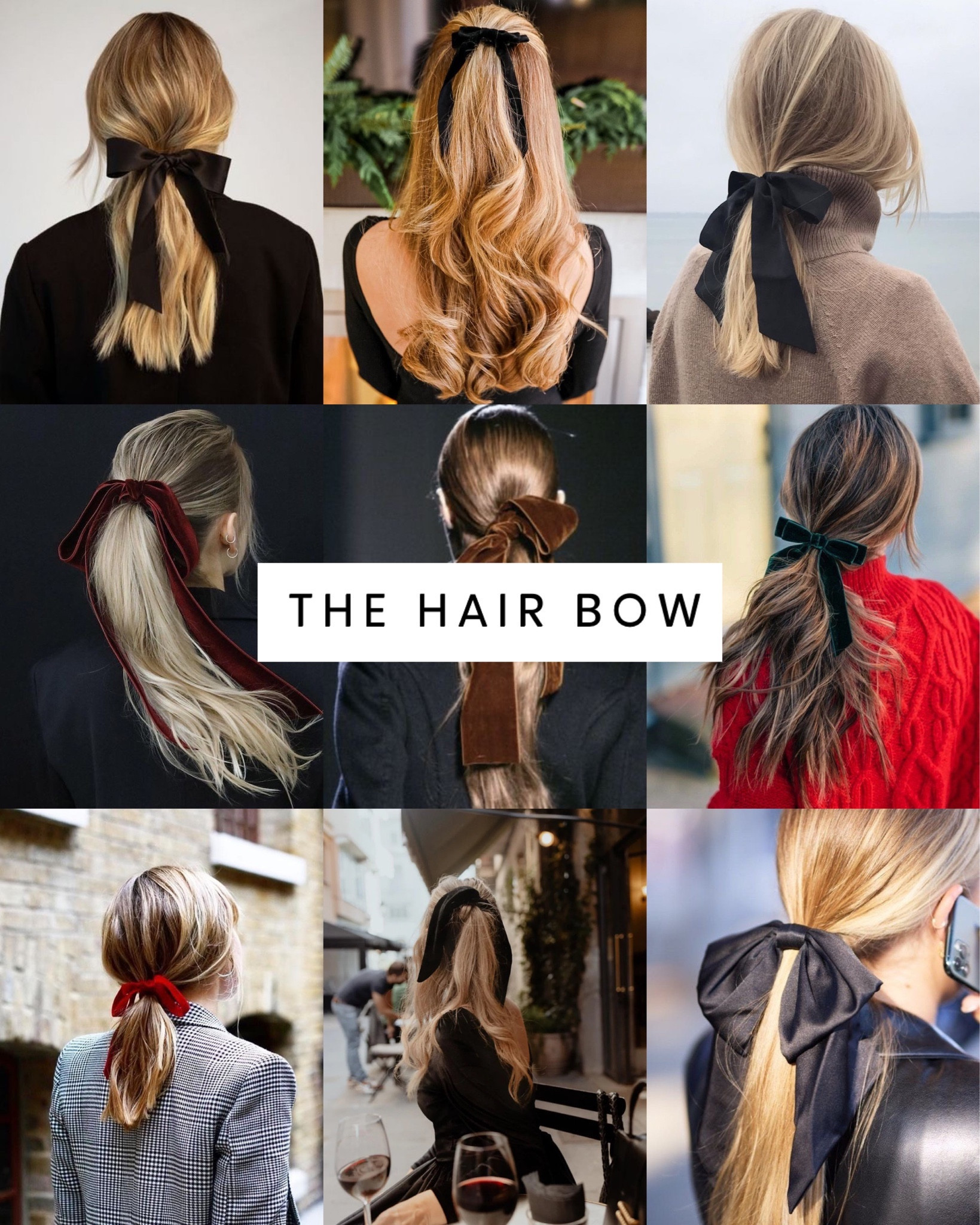 I am L I V I N G for the hair bow trend right now. It’s so classic and effortless to wear. Elevate a simple black sweater or make it street chic with a blazer and denim. You don’t have to overthink this memorable accessory; just tie it on and go. 

#hairaccessory #trendalert #holidayoutfit

#LTKfindsunder50 #LTKparties #LTKHoliday