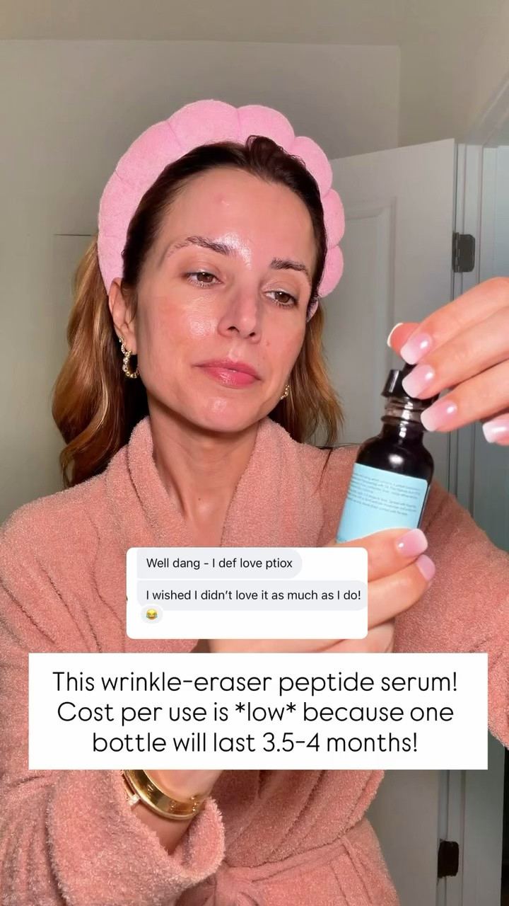 Some of my favorite anti-aging products! These are items I sweat by and many I’ve repurchased TWICE! I’ll be 39 soon and feel amazing! My skin is the best it has ever been! Wrinkle-erasing serums. I have been using this morning and night for months! It’s amazing and one bottle will last 3-5 months depending on how frequently you use it. 1 drop on forehead, 1 drop on each cheek and 1-2 drops on your neck!

#LTKmorningroutine #LTKselfcare #LTKBeauty