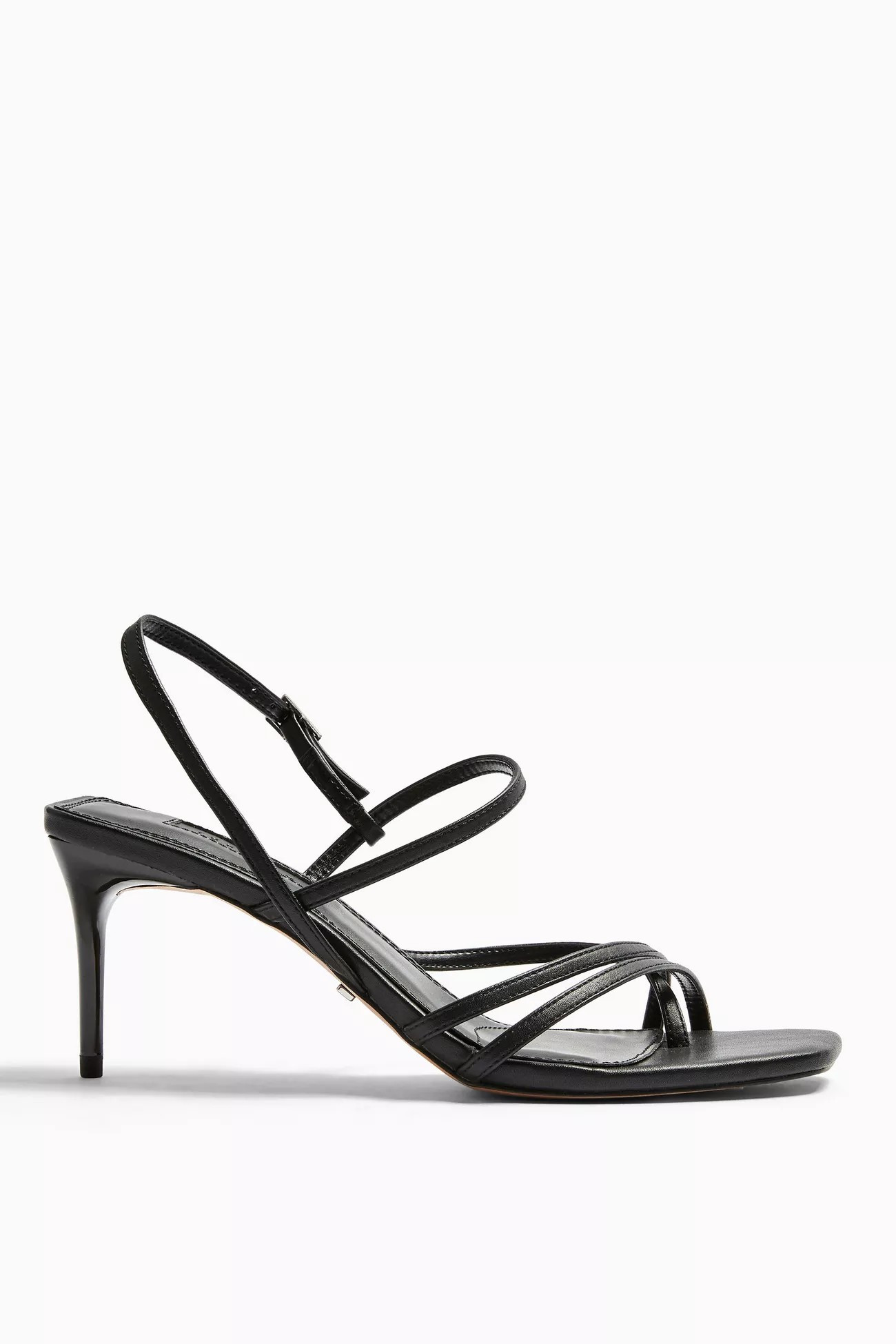 NICOLE Black Strap Sandals | Topshop US