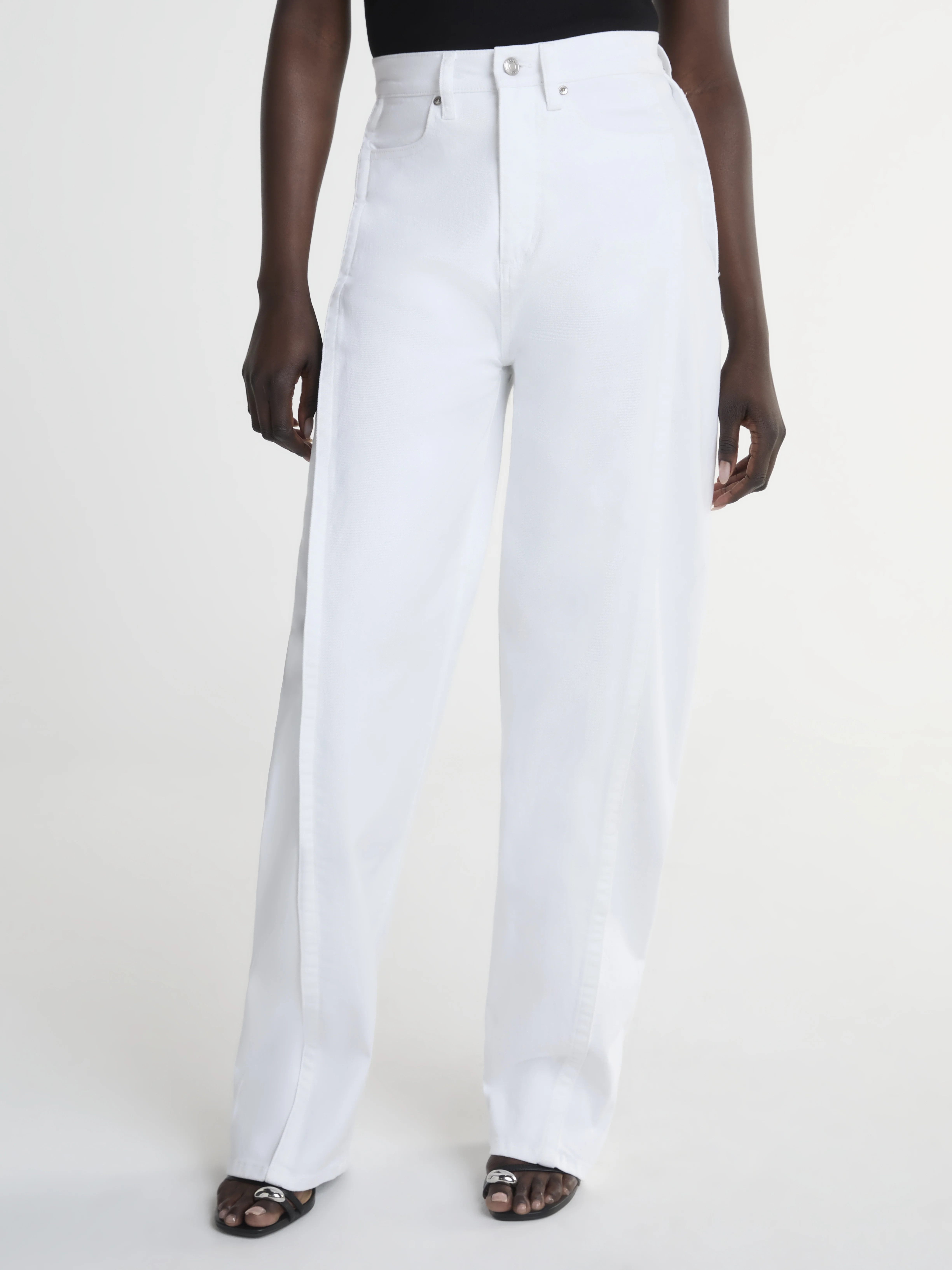 Scoop Women's Slouchy Straight High Rise Jeans, Sizes 0-18 | Walmart (US)