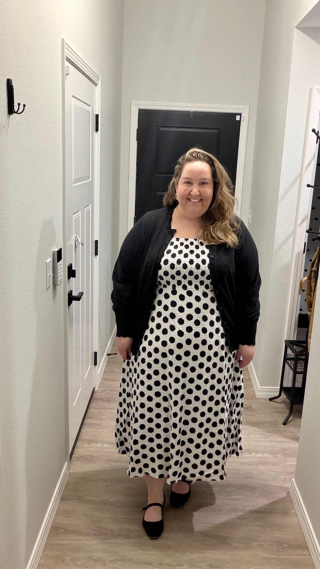 Polka dots are having a moment. I decided to go all out with this polka dot dress, and I let it do all the talking. 

Pair with a classic black cardigan and Mary Jane flats for a look that’s perfect for date night, girls night, or valentine’s day…no matter what your plans are!

#rebekahelizstyle 

Plus size style • plus size dress • date night outfit • valentines day outfit • amazon style 

#LTKValentine #LTKPlusSize #LTKootd