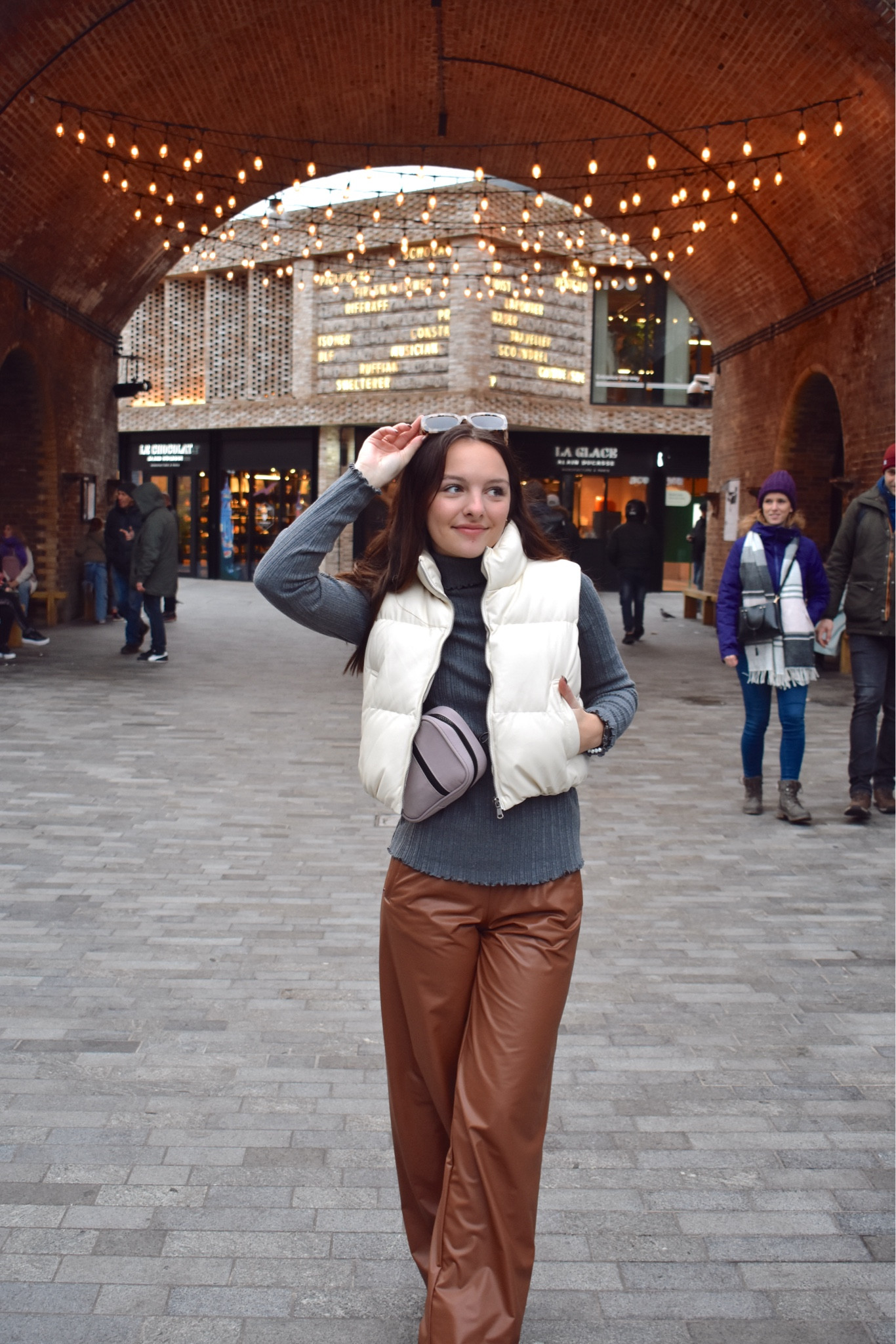 Size small meijer shirt
Small vest from dry goods
Brixley bag
Aerie sunglasses
American eagle pants

#LTKtravel #LTKfindsunder100 #LTKeurope