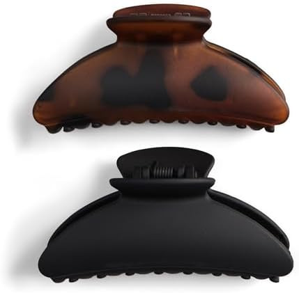 Kitsch Medium Hair Clips for Women, Strong Hold, Recycled Plastic Claw Clips for Thick Hair | Gre... | Amazon (US)