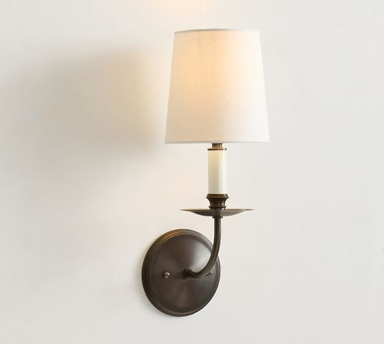 Hayden Metal Single Sconce (16") | Pottery Barn (US)
