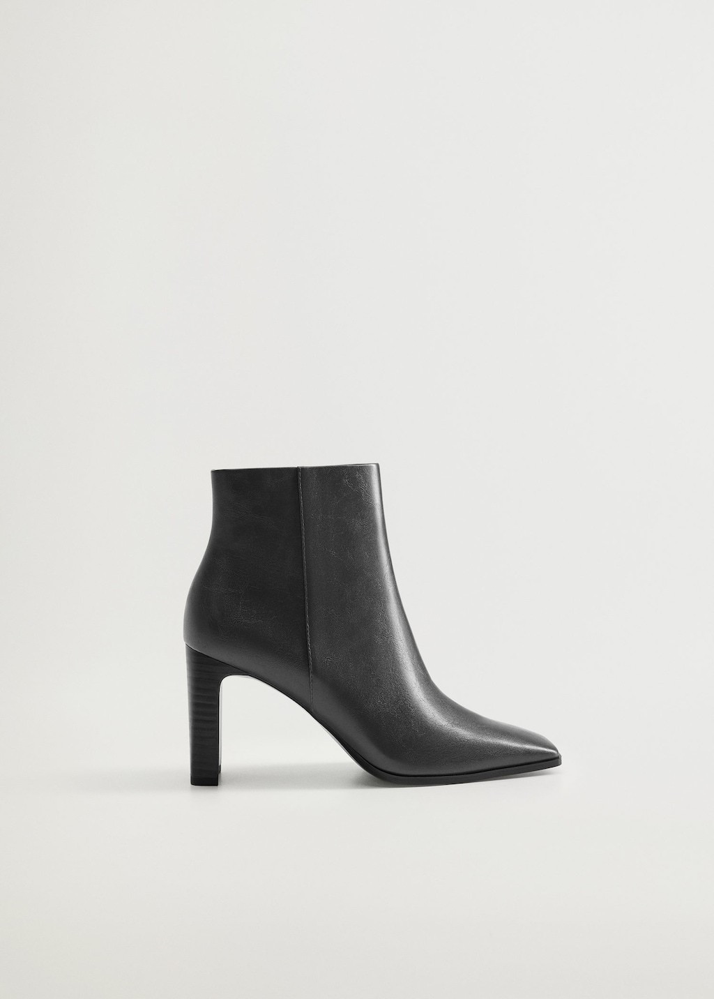 Rectangular heel ankle boot | MANGO (US)