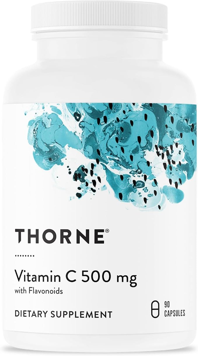 THORNE - Vitamin C 500 mg - Blend of Vitamin C and Citrus Bioflavonoids from Oranges - Supports I... | Amazon (US)