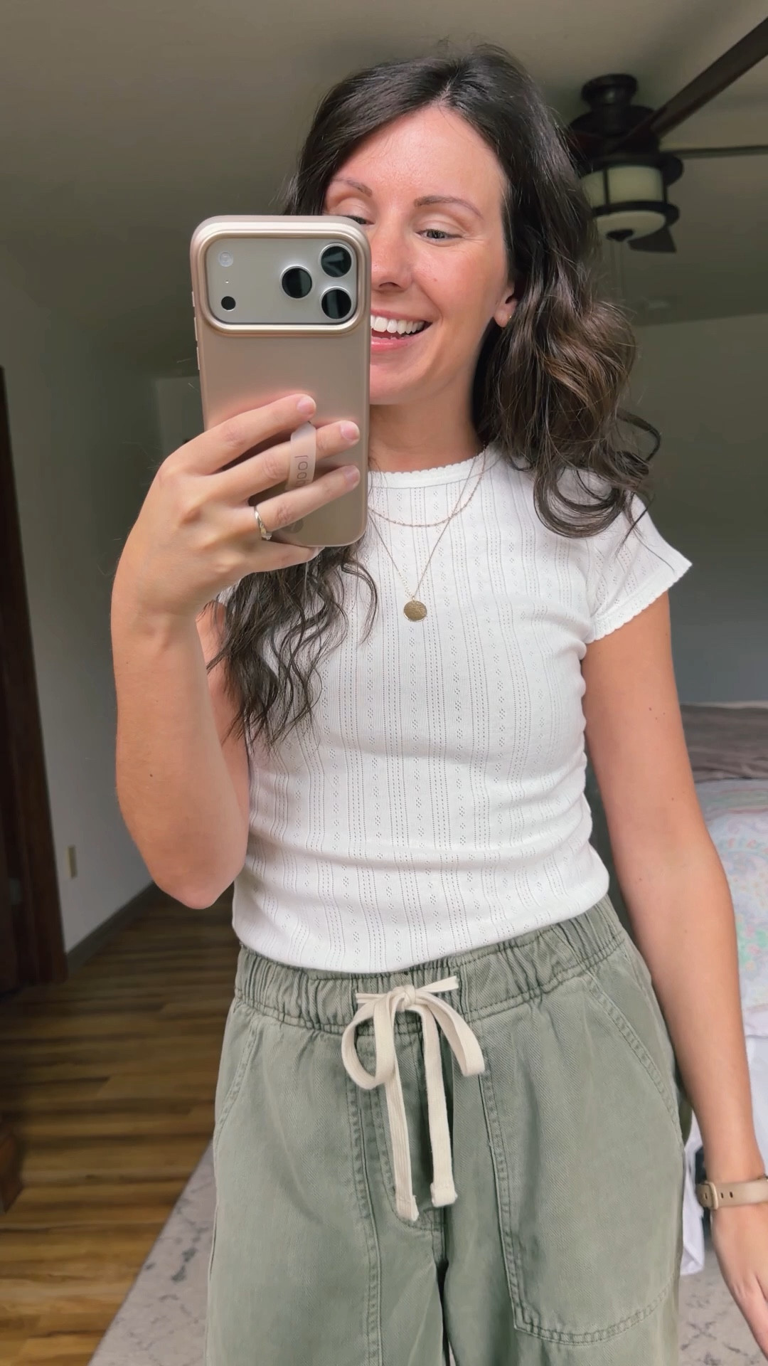 small in my tee (has the cutest little pointelle detail!) and xs in my linen shirt. My pants are xs petite/short and soooo comfy (I also have in brown). My clogs are size 6!🌿



#LTKootd #LTKPetite #LTKSeasonal