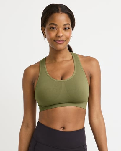 Seamfree Mid Impact Sports Bra | Jockey