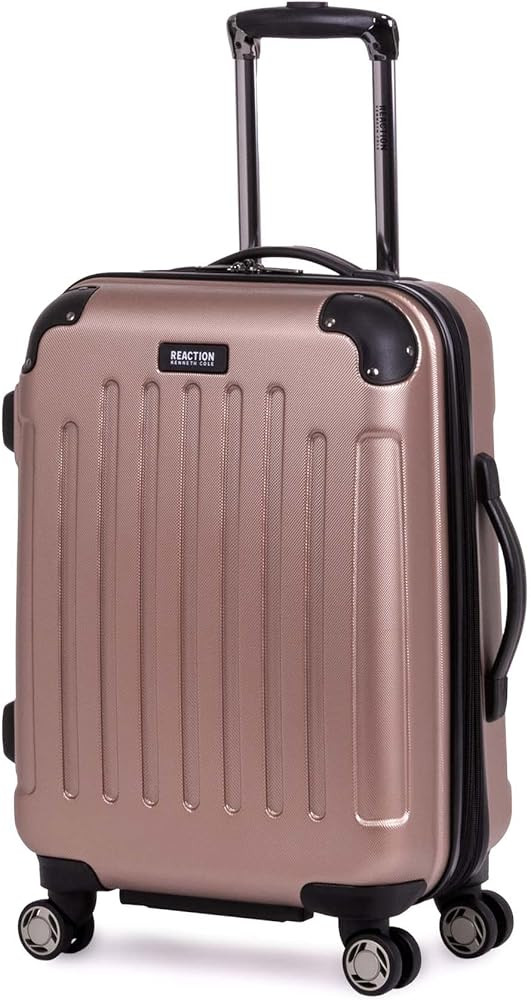 Kenneth Cole Reaction Renegade ABS Expandable 8-Wheel Upright, Rose Gold, 24-Inch Carry On | Amazon (US)