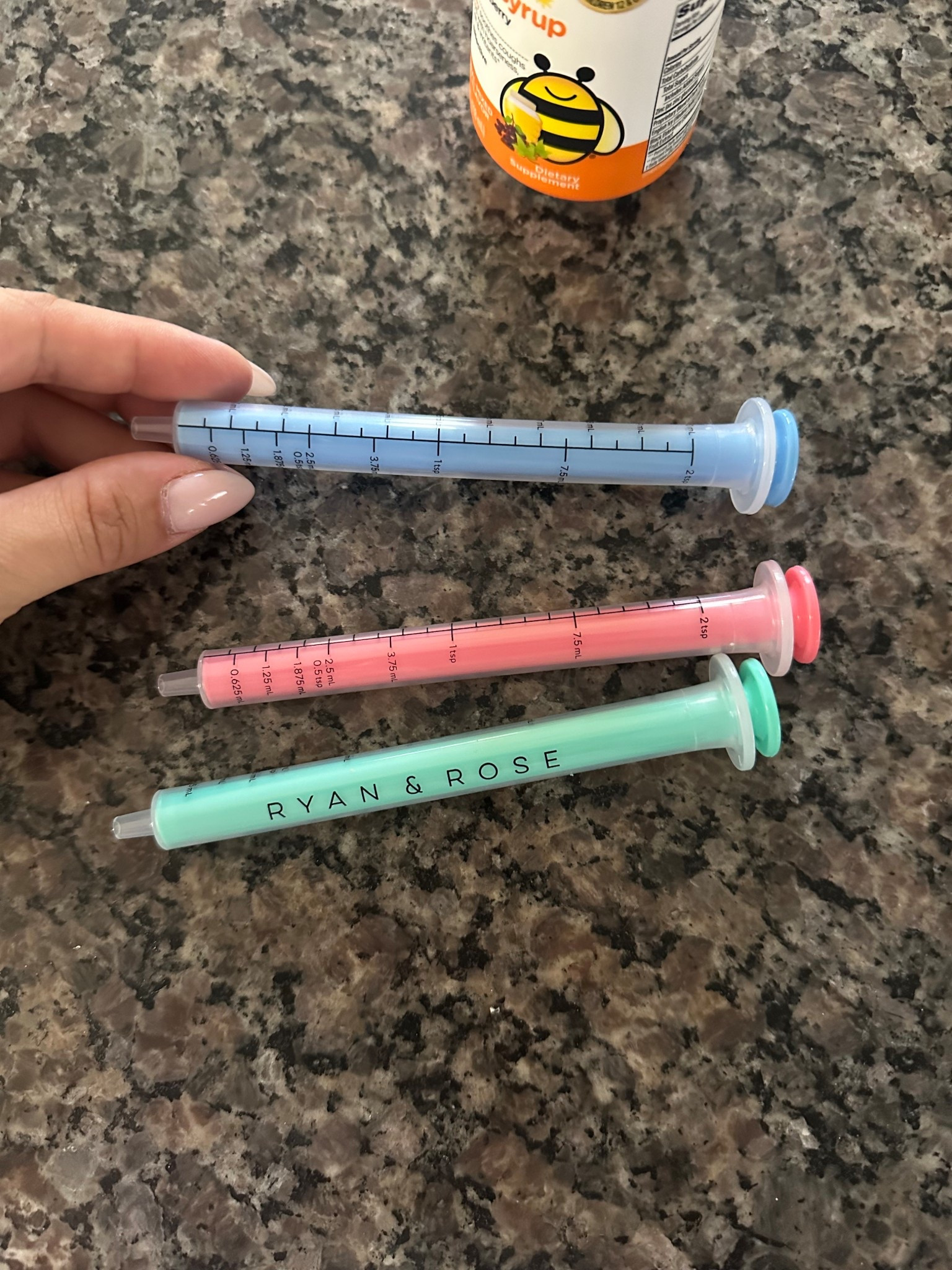 10ml aka 2tbsp syringes that fit all the way in the medicine bottle so you don’t have to make a mess 🙌🏼

#LTKKids #LTKFamily #LTKBaby